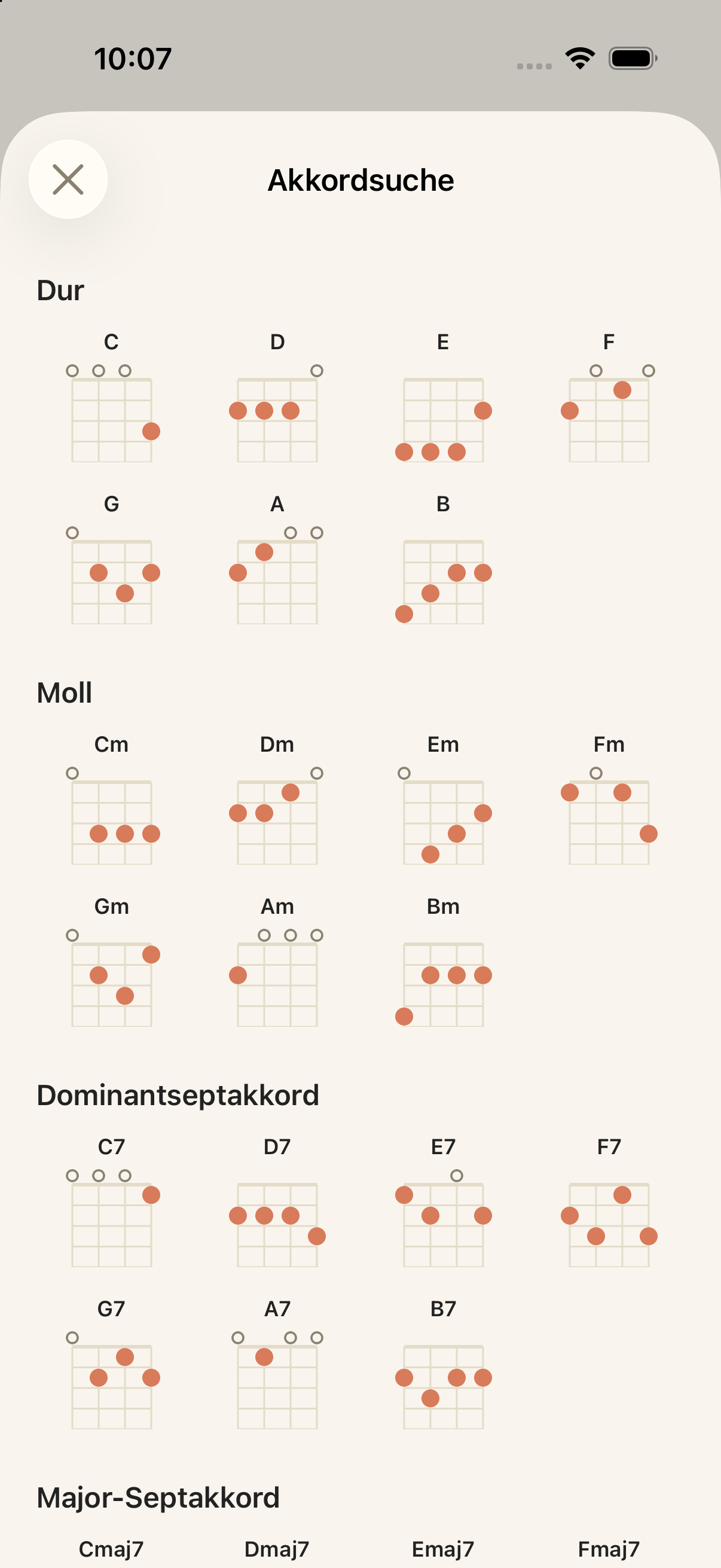 Akkordsuche