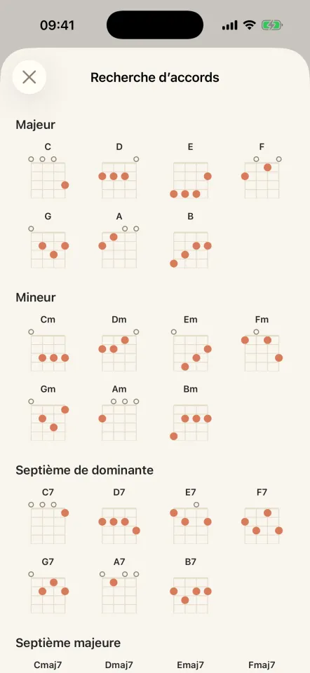 Recherche d’accords