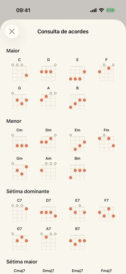 Consulta de acordes